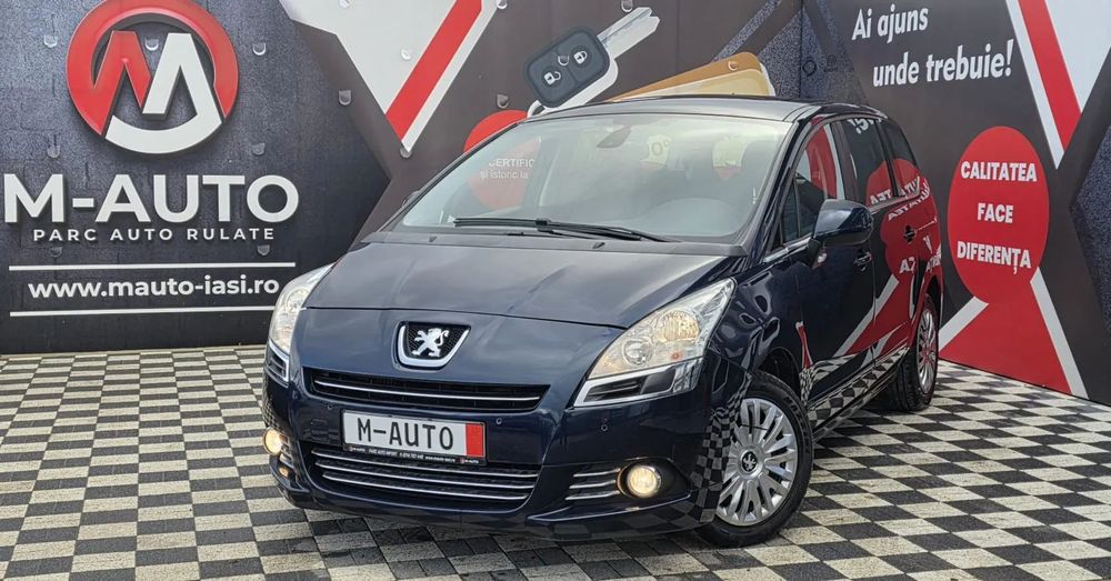 Peugeot 5008 Peugeot 5008, an 2010, motorizare 1.6 benzină, Euro 5, cutie manuală 6