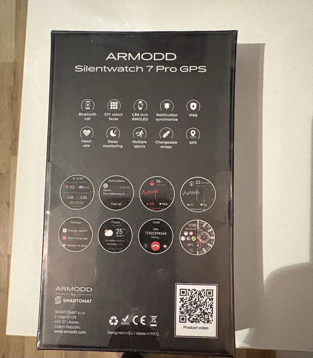 Smartwatch ARMODD Silentwatch 7 Pro GPS Negru - Sigilat