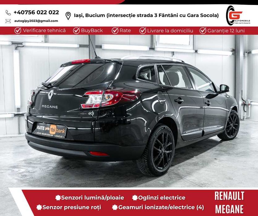 RENAULT MEGANE3 Diesel 15 Navi CP110 AC Jante Senzori Garanție Livrare