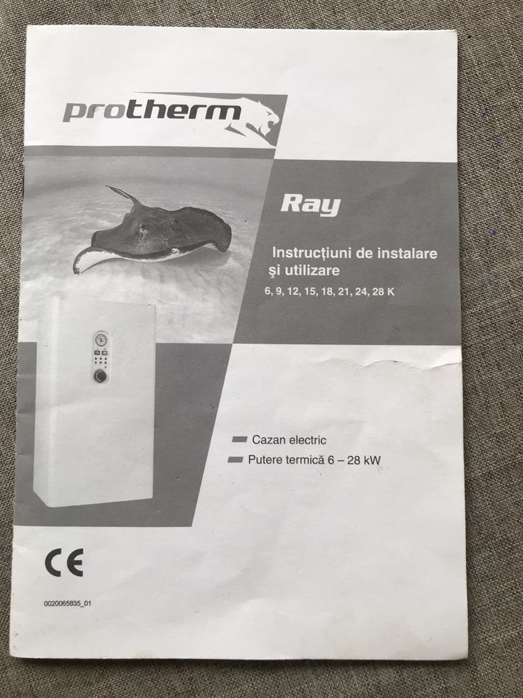 Centrala electrica Protherm Ray 9 kw, in stare perfecta de functionare