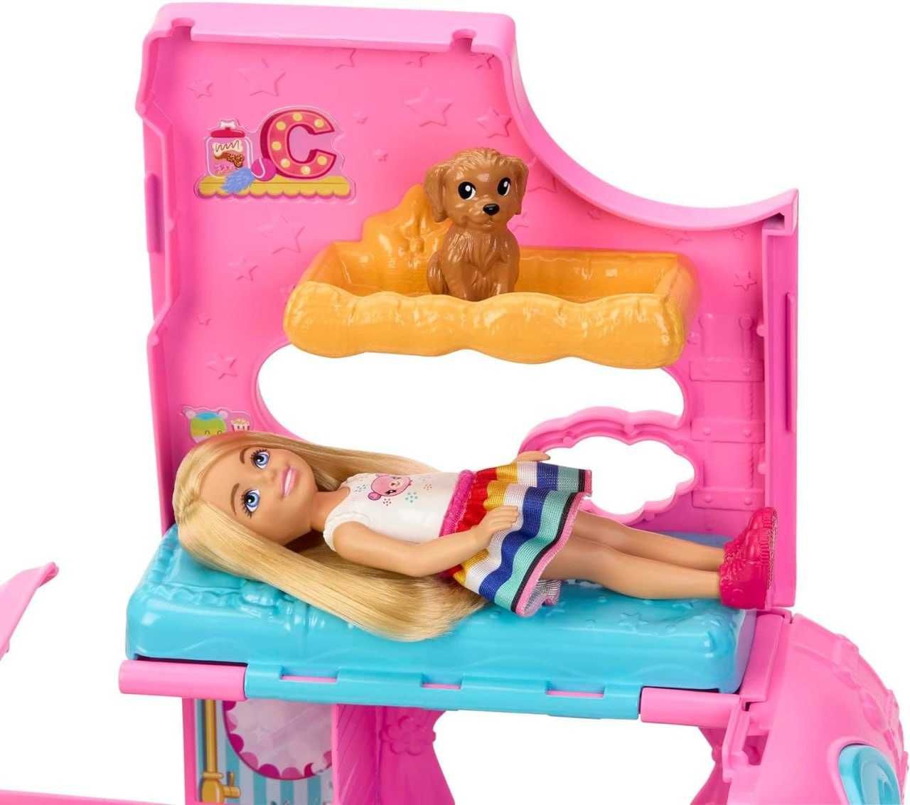 Barbie Camper игровой набор Челси 2 в 1 с маленькой куклой
