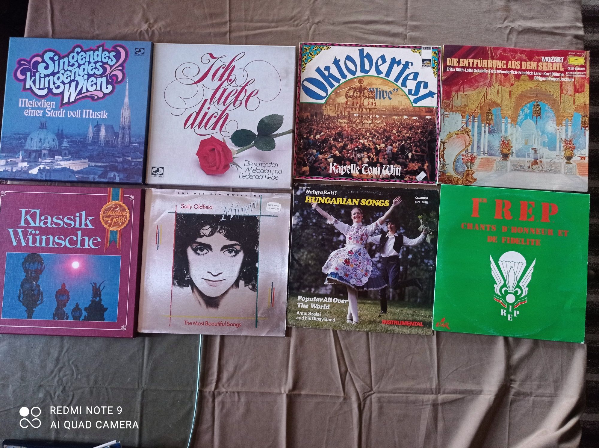 Vinyl ,Mozart,Dvorak.,16 albume