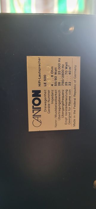 De vanzare boxe canton LE 500