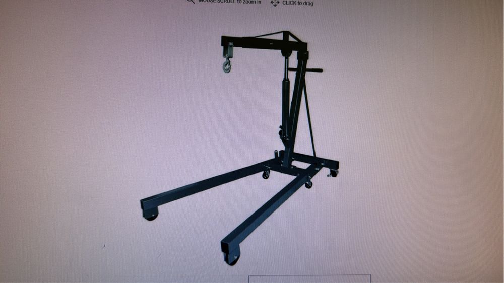 De vanzare macara scos motoare  1t