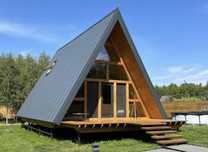 Cabane tip A frame