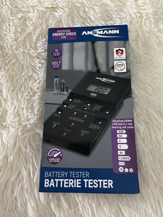 Tester de baterie LCD Ansmann Energy ! Nou!