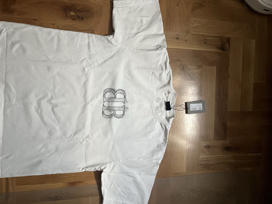 Тениска Balenciaga double B