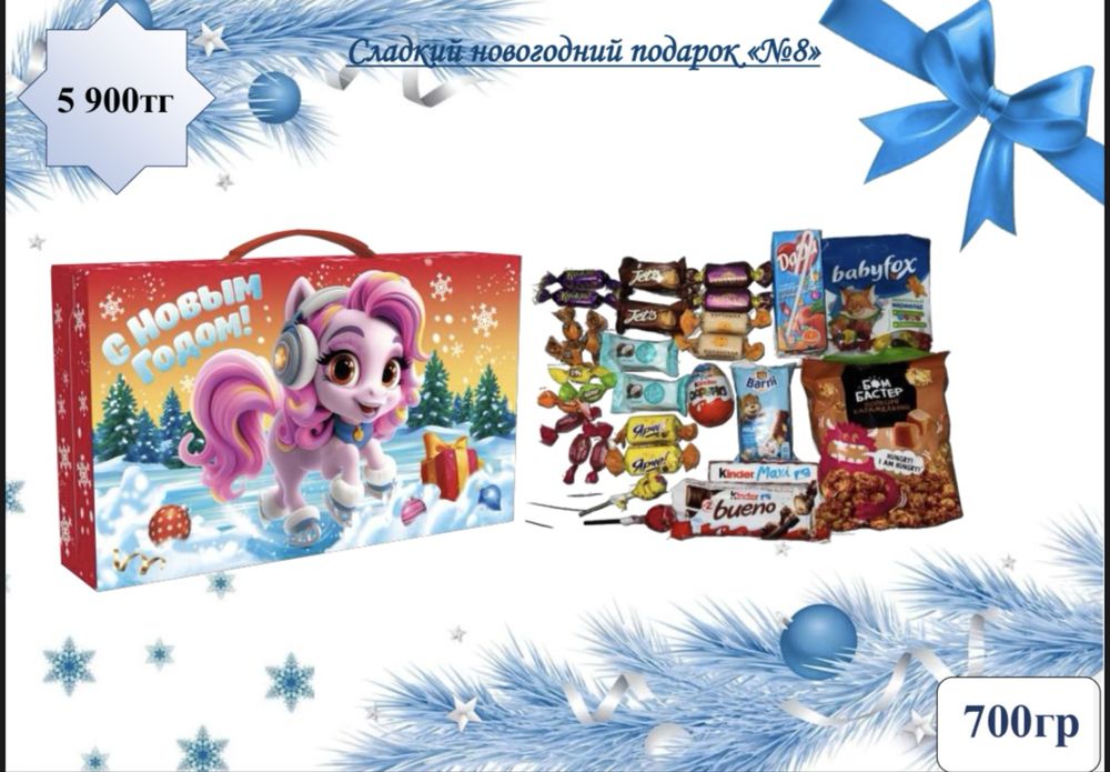 Сладкий подарок на новый год
