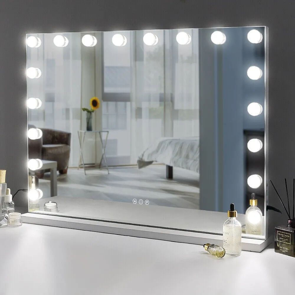 Fenchilin Гримьорско огледало Hollywood style 80 × 60 см. 18 LED светл
