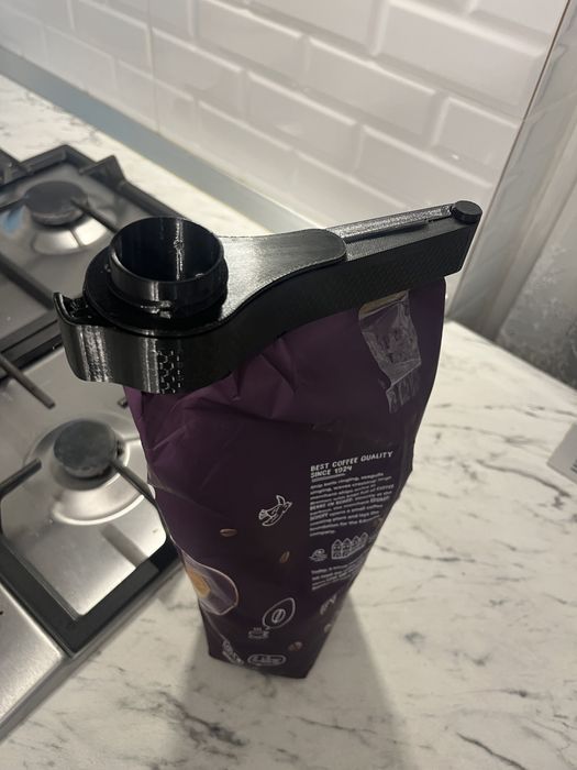 Clema sigiliu cu dop pentru turnare cafea boabe barista punga 1kg