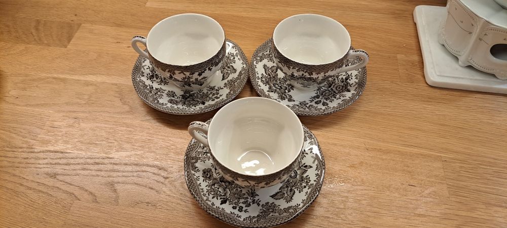 Portelan englezesc set cafea ceai Enoch Wedgwood Tunstall