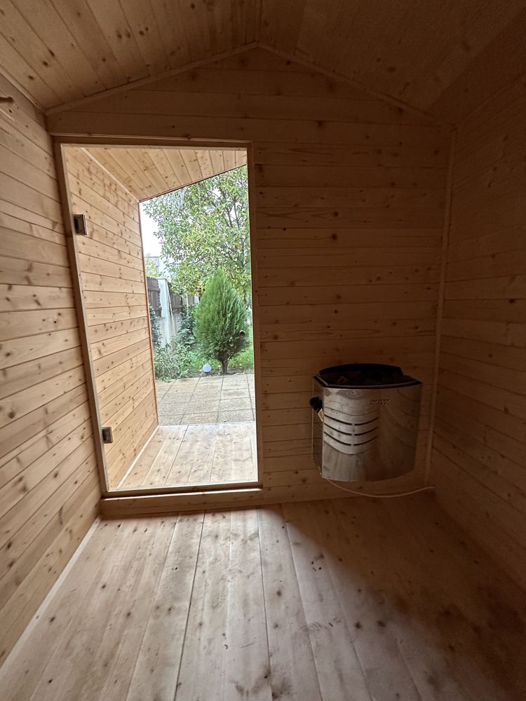 Vand sauna de exterior, icapacitate 6 locuri dimensiune 2/3