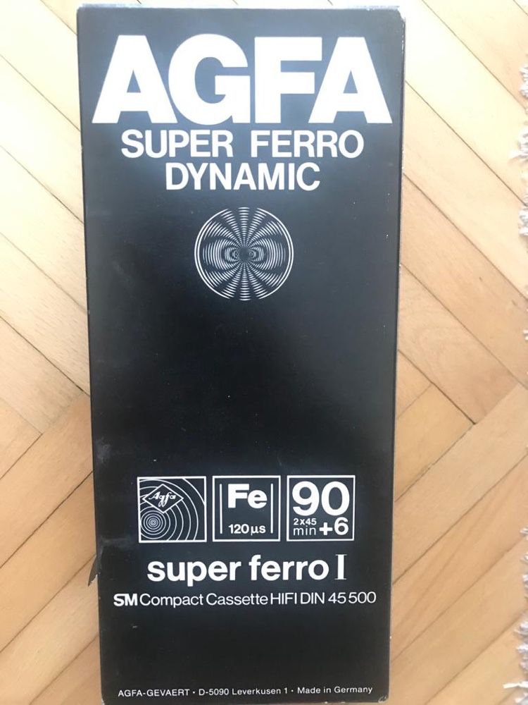 blank tape 15 Casete audio agfa super ferro dynamic noi