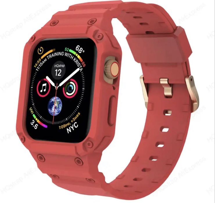 Curea Bumper Husa Din Silicon Compatibila Ceas Apple Iphone