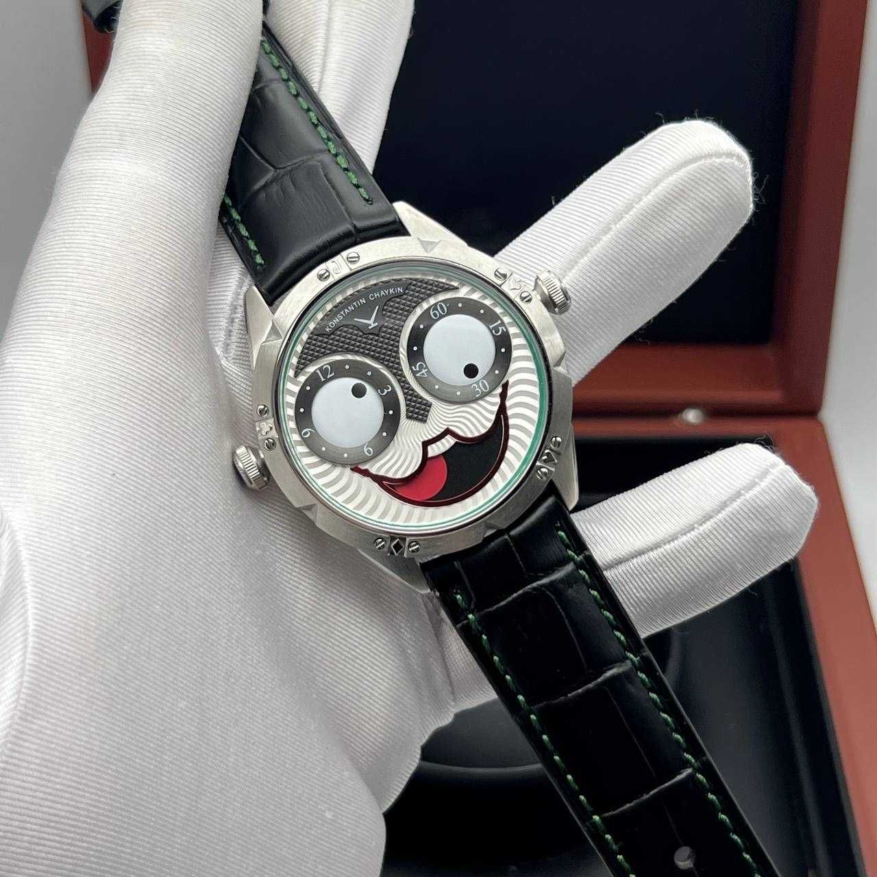 Мъжки / Часовници Konstantin Chaykin сребро/кожа