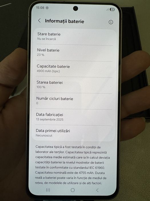 Samsung Galaxy S25 FE 128GB nou, nefolosit