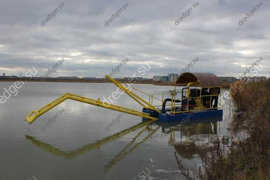 Земснаряд Челябинец 250 для очистки мини прудов и водоемов