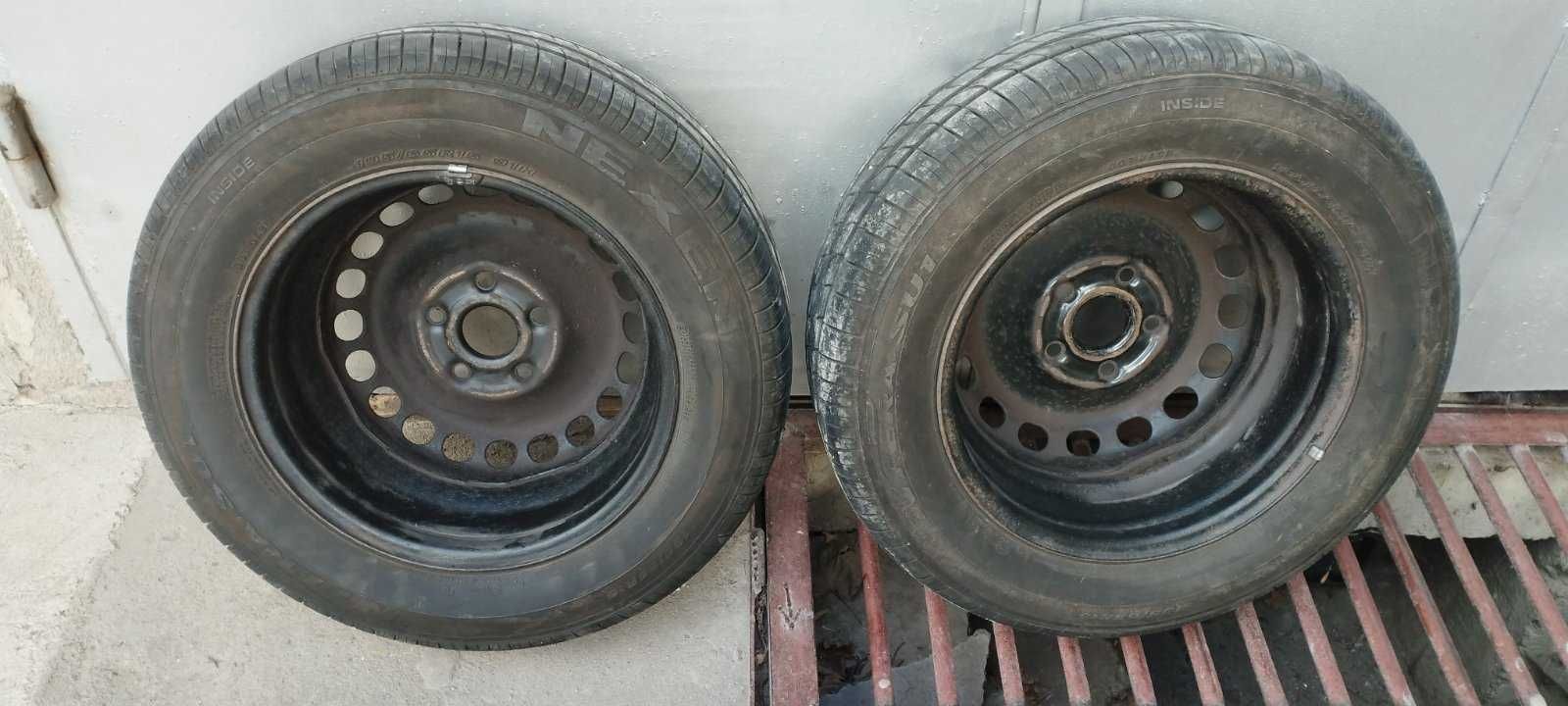 2бр. летни гуми NEXEN SU1 195х65 R15 и жл. джанти 6J x 15 H2 Passat 5