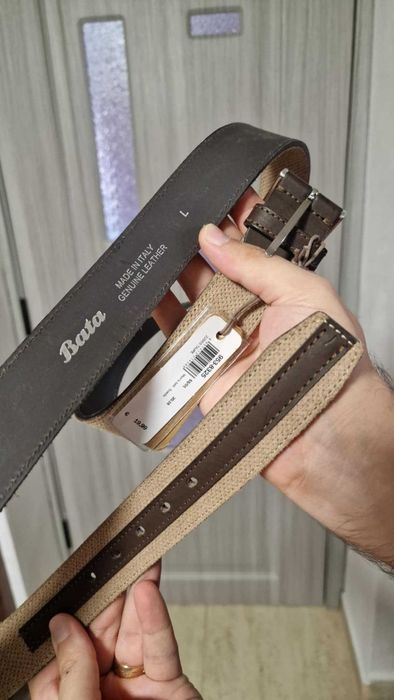 Curea noua barbati din piele intoarsa made in Italy