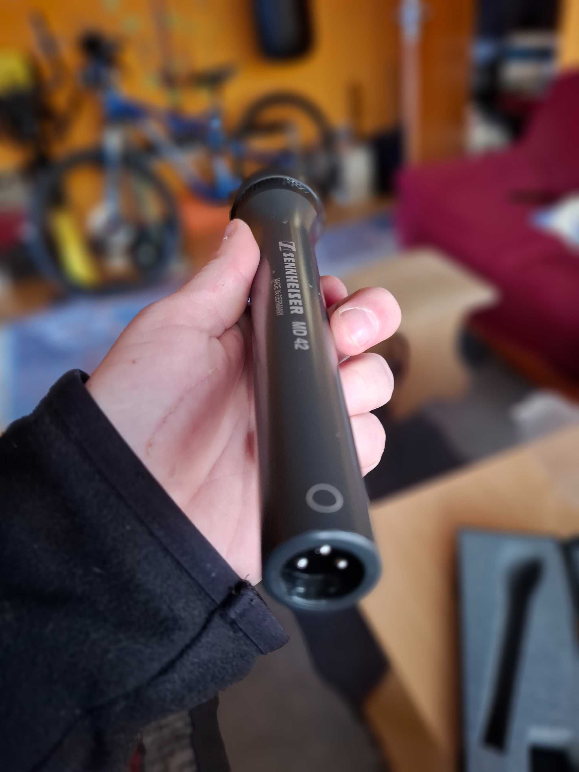 Microfon Sennheiser MD 42 de colecție, original Germania, la cutie