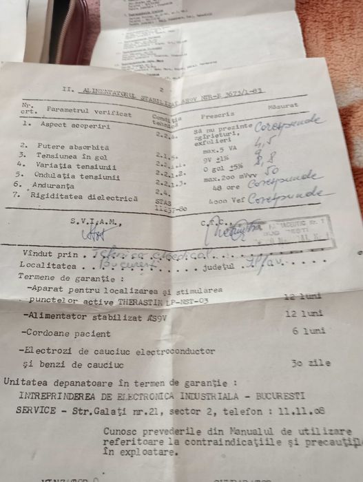 Vind Aparat acupunctura. Electronică industrială București. Raritate