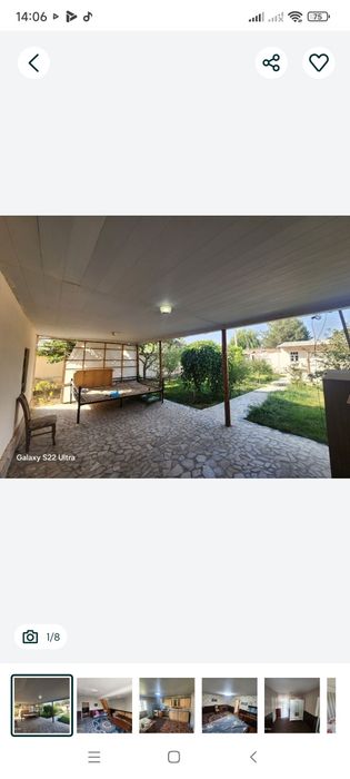 Продается дача 6 соток. 3 ком.( Газалкент)   55000 уе