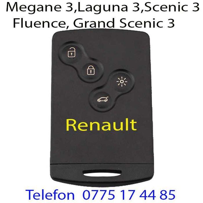 Carcasa Renault 4 butoane,Megane 3,Laguna 3,Fluence,Espace,NOU