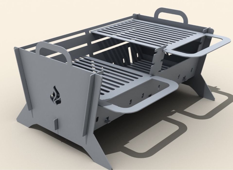 Gratar camping demontabil