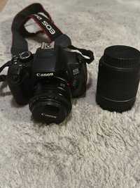 Canon 650 D + 2 obiective + geanta + incarcator