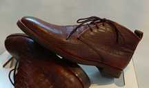 Ghete lace up 41.5 42 premium Atelier piele naturala moale