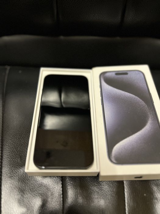 iPhone 15 Pro / Blue Titanium / като НОВ !!!