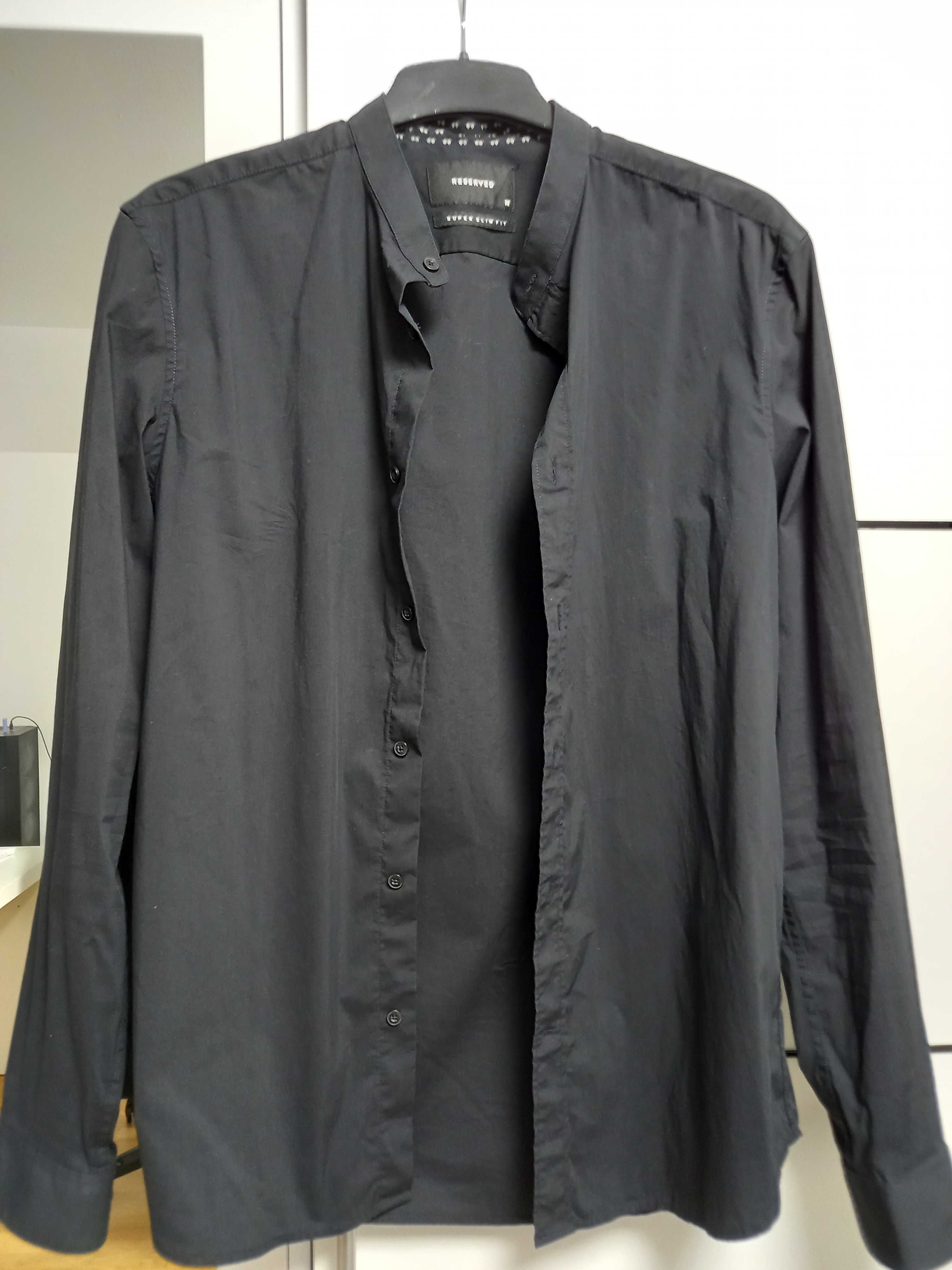 Camasa neagra + pantaloni Zara