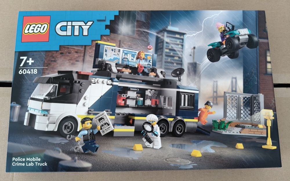 Lego city 60418 Laborator mobil politie