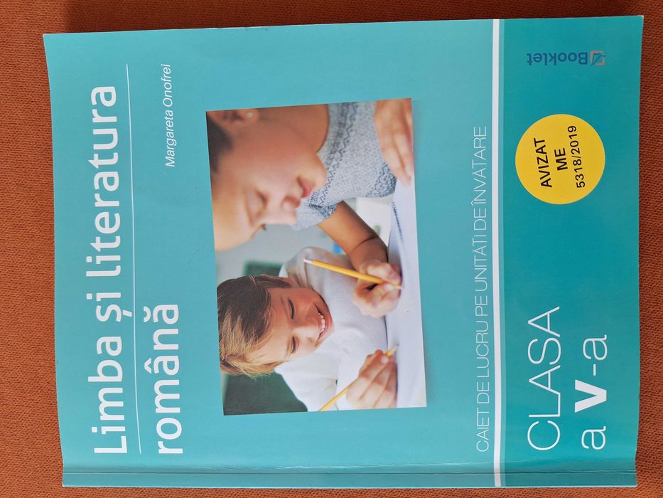 Limba romana - Clasa 5 – Caiet de lucrari pe unitati de invatare