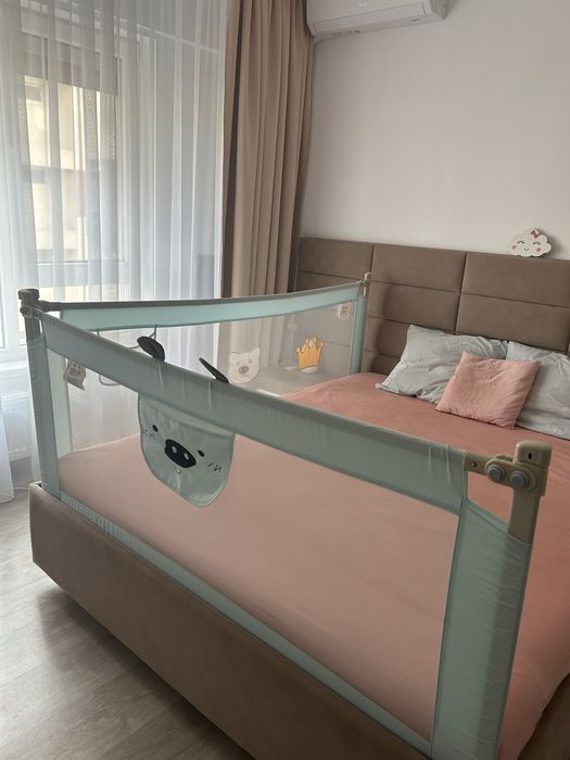 Set 3 bariere protectie pat