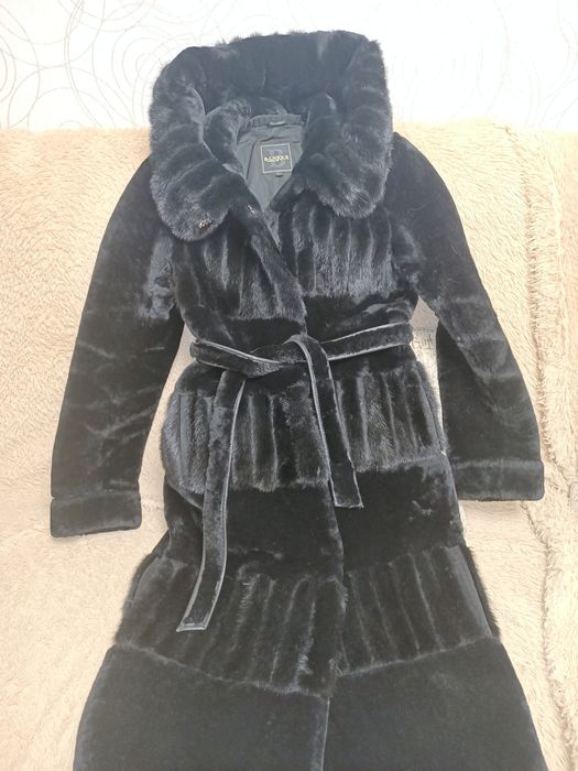 Шуба женская комбинированная