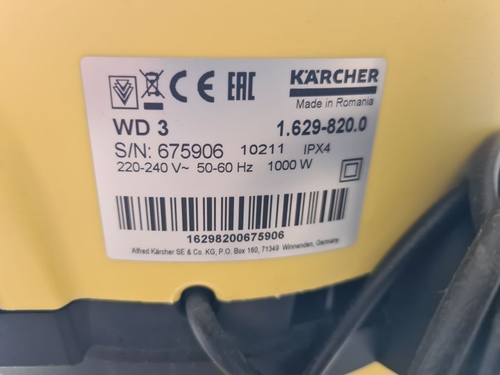 Kärcher WD 3 - aspiarator de praf