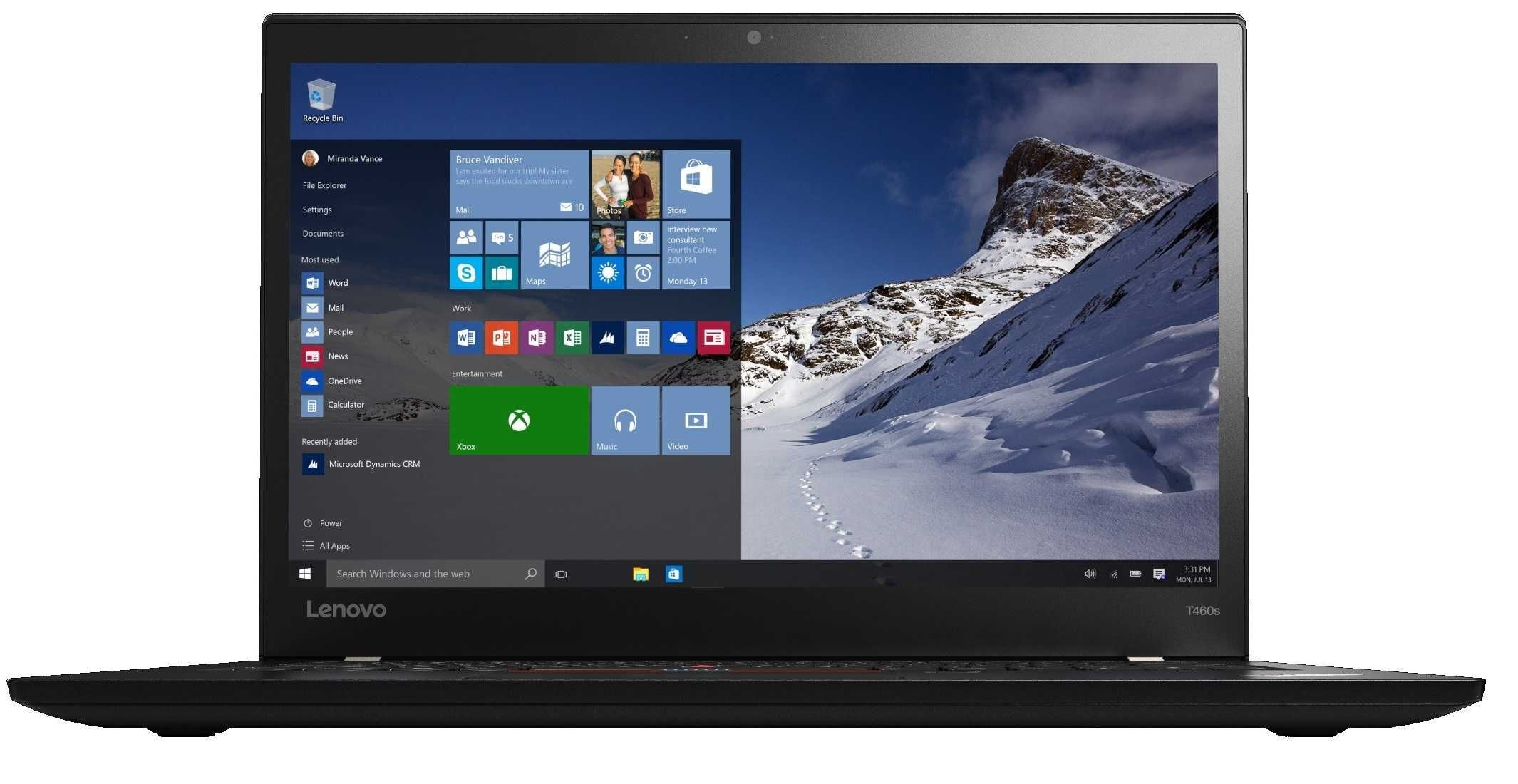 Лаптоп Lenovo T460s i7-6600U 8GB 256GB ТЪЧСКРИЙН FHD ГАРАНЦИЯ