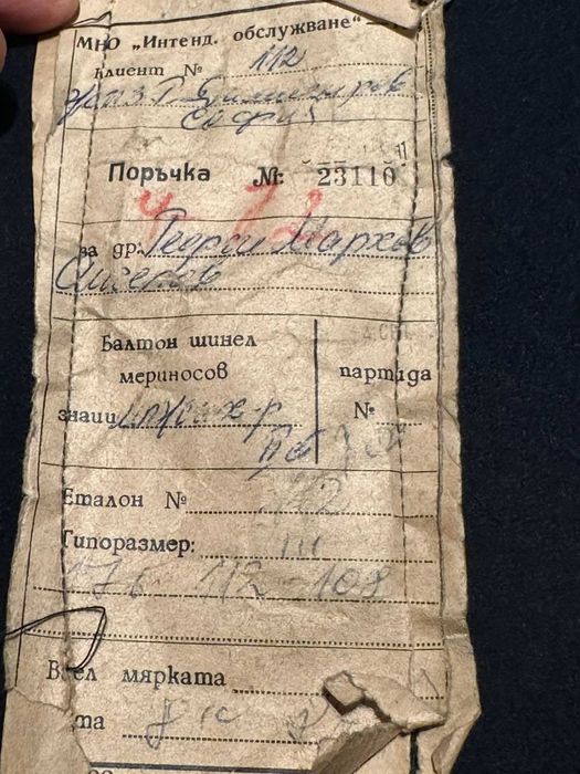 Нов Соц Шинел БДЖ с Фуражка 1977 година