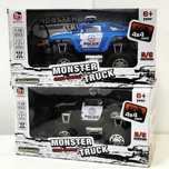 Играчка полицейски джип с радиоуправление, Monster Truck,Cross-country