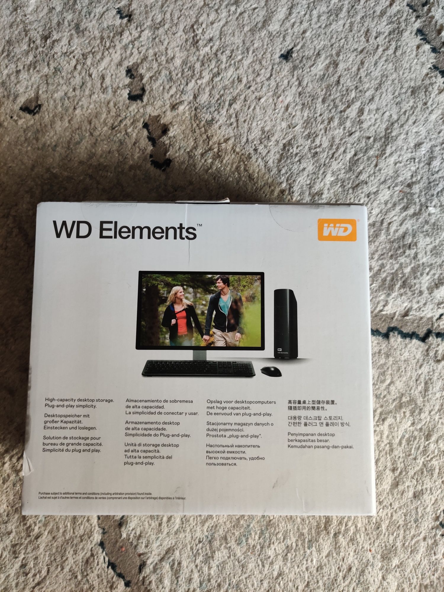 Внешний хард WD Elements 16Tb (новый,запечатанный)