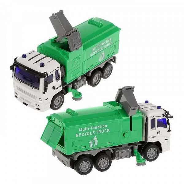 Детски камион Боклукчийски с контейнер играчка и дистанционно