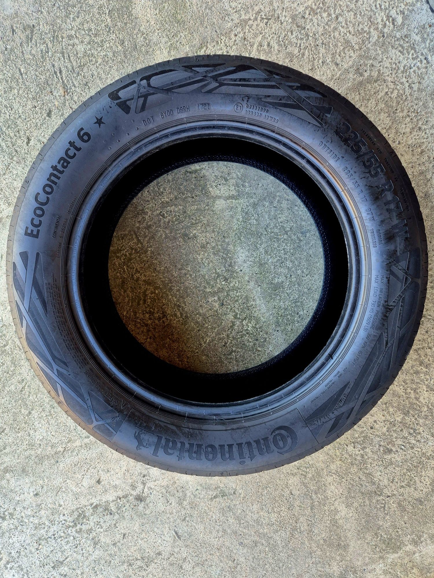 Anvelope vara Continental 225 55 R17 W EcoContact 6 an 2021