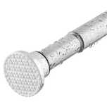 Bara telescopica draperie, 70-195 cm, montaj fara gaurire, argintiu