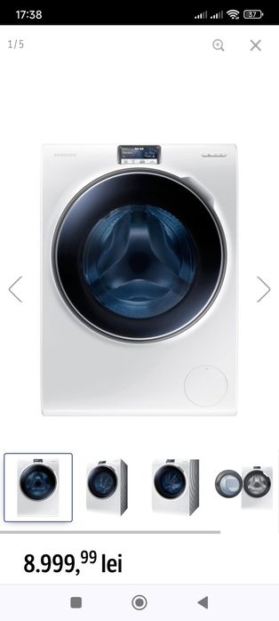 Samsung 10 kg invertor wifi smart