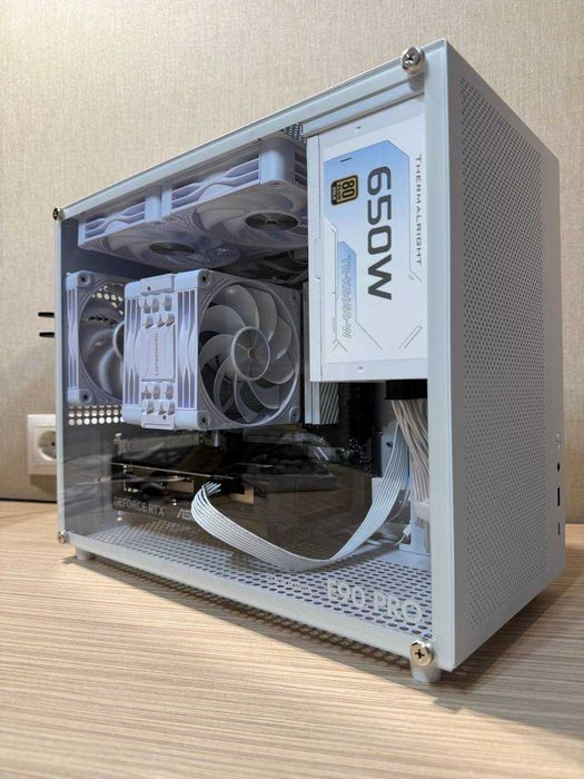 Новый белый ПК для работ и игр | Ryzen 5 7500F + RTX 5060 Ti