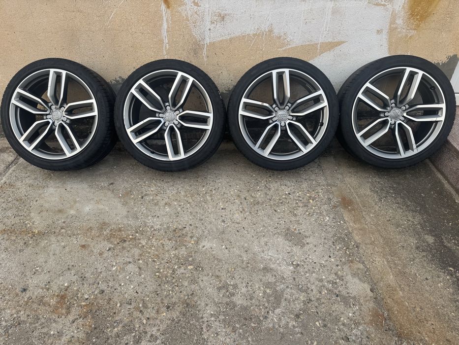 Jante Audi Sq5 Q3 Q5 Q7 Q8 cu cauc Pirelli 255/40R21 P zero dot2018