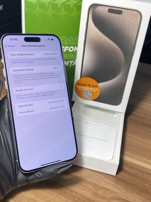 iPhone 15 Pro Max • 256 GB • Natural Titanium