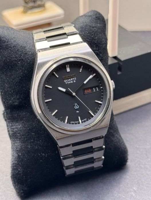 Ceas Vintage Seiko Black Dial Quartz Type II (JDM) 1979