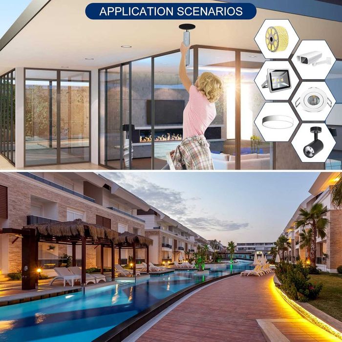 Driver LED 12V 200W Dimmabil IP67 Transformator Exterior